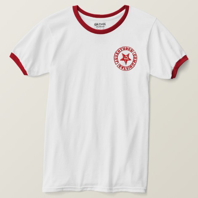 CAMISETA JUVENTUDES COMUNISTAS (Anverso del diseño)