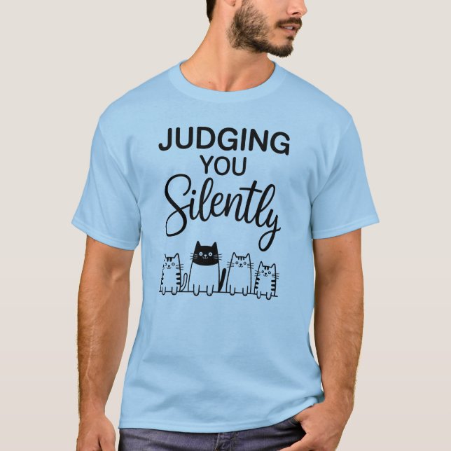 Camiseta Juzgándote en silencio (Anverso)