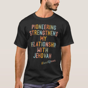 Camiseta JW Pioneer los testigos de Jehová pioneros del JW 