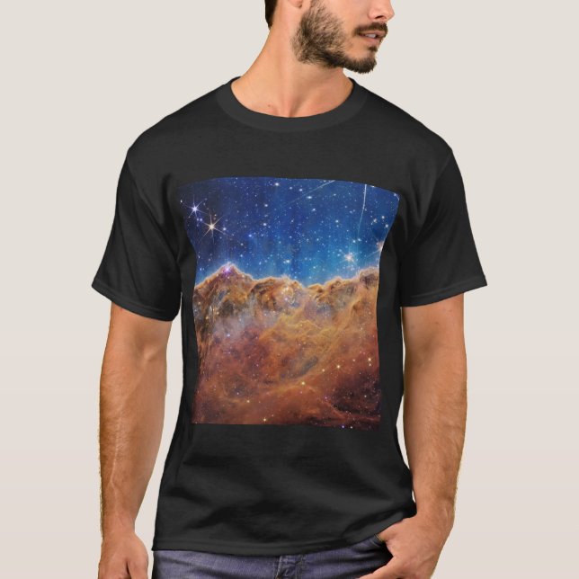 Camiseta JWST James Webb Telescopio Espacial Acantilados Có (Anverso)