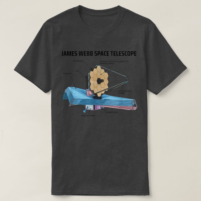 Camiseta JWST James Webb Telescopio Espacial Universo Cient (Diseño del anverso)