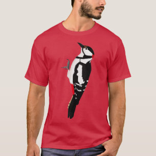 Camiseta jzbirds leodpecker animal motia diseño inapropiado
