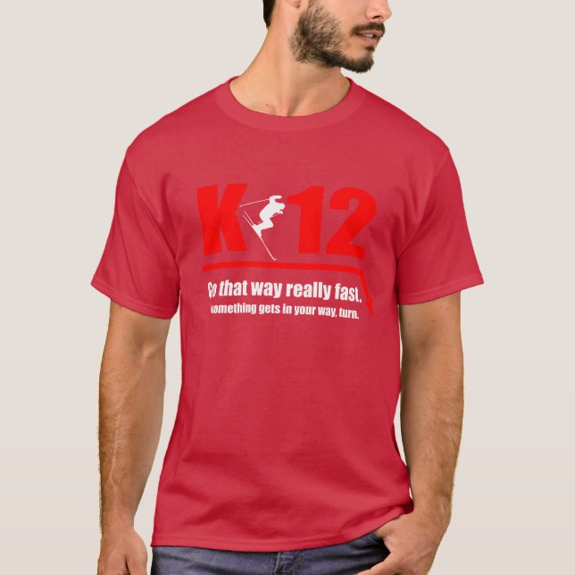 Camiseta K12 Vintage oscuro (Anverso)
