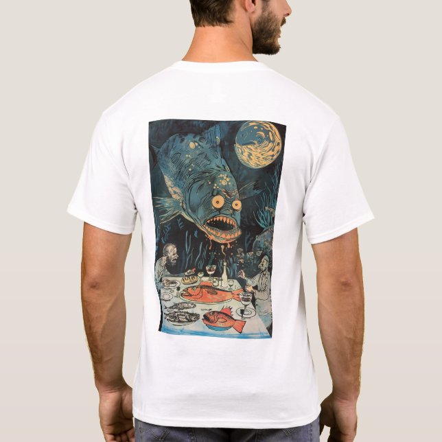 Camiseta K84 Ilustracion de gluttony de Tove Jansson T-Shir (Reverso)