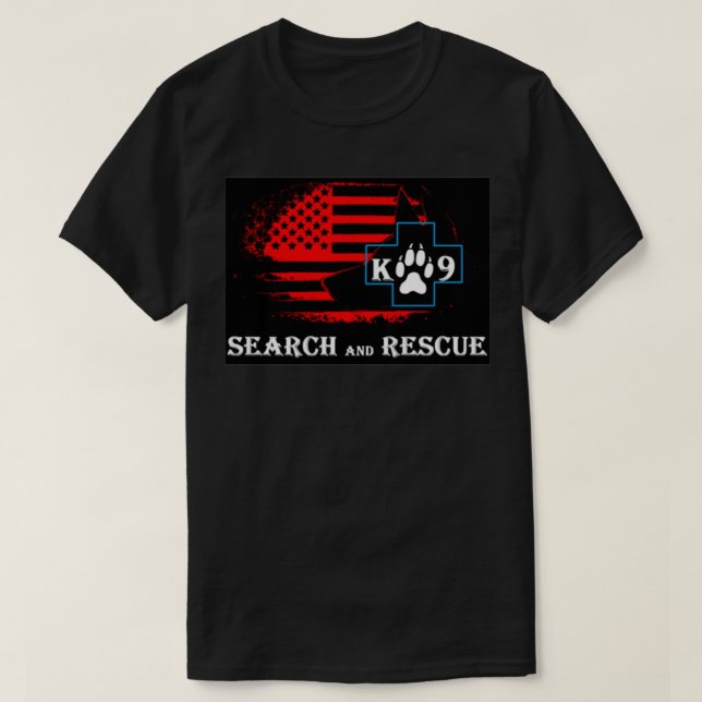 Camiseta K9 Búsqueda y rescate 11 (Diseño del anverso)