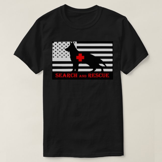 Camiseta K9 Búsqueda y rescate 18 (Diseño del anverso)