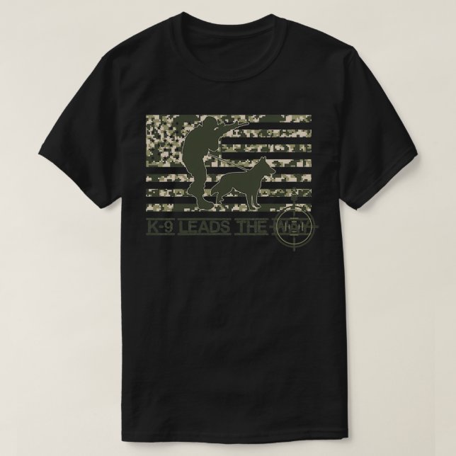 CAMISETA K9 LIDERA EL CAMINO (Diseño del anverso)