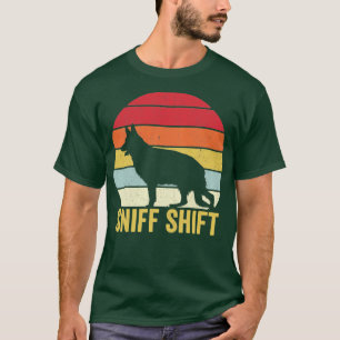 Camiseta K9 Oficial de Policía Turno de esnifos de perro