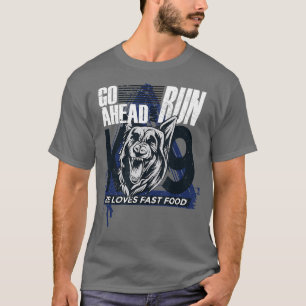 Camiseta K9 Pastor de Policía de Pastores Alemanes
