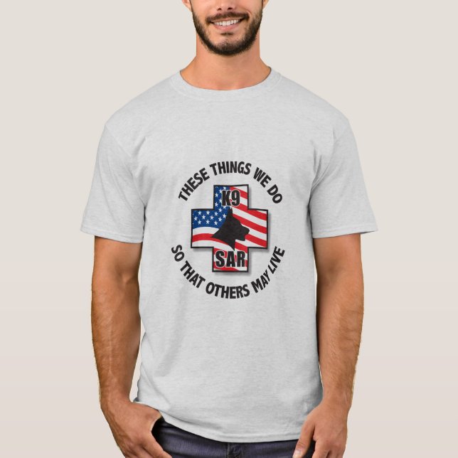 CAMISETA K9 SAR (Anverso)