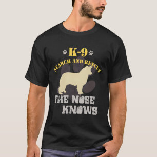 Camiseta K9 Search Rescue Dog Team Border Collie Tracking S