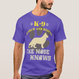 Camiseta K9 Search Rescue Team German Shepherd Dog GSD