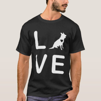 Camiseta K9 Servicios Pastor Alemán Rescate Amor