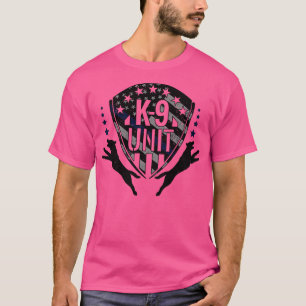 Camiseta K9 Unidad de perro de la policía Malinois (1)