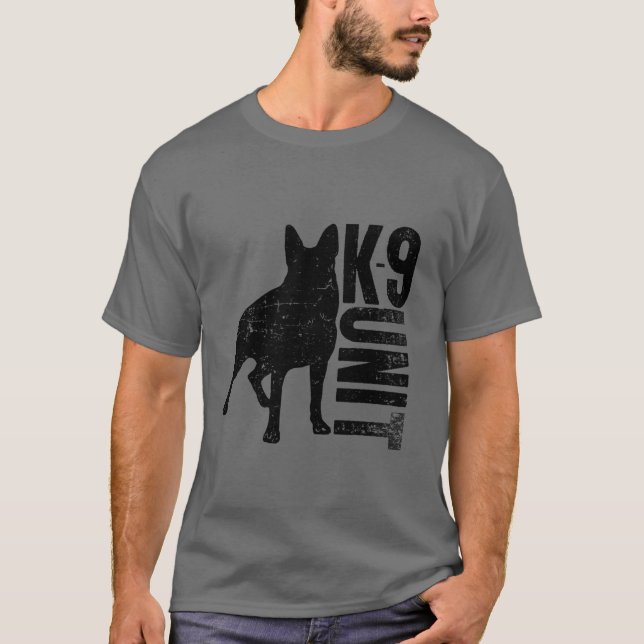 Camiseta K9 unidad - pastor alemán (Anverso)
