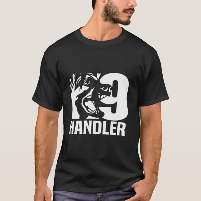 Camiseta K-9 Handler Police Sheriff Cops Law Enforcet Duty  (Anverso)