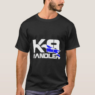 Camiseta K-9 Policía de control sheriff policía policía pol
