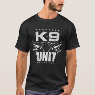 Camiseta K-9 unidad - pastor alemán de la unidad de polic