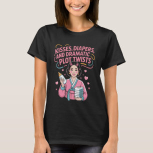 Camiseta K-Drama Mama Amante de Drama Coreano Oppa Corea de