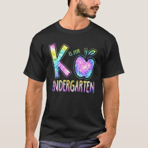 Camiseta K Es Para Corbata De Tinte De Maestro De Kinder Ti