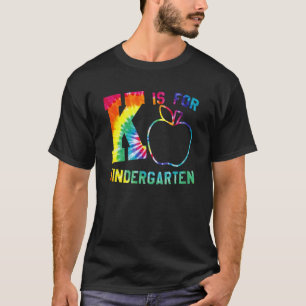 Camiseta K Es Para Corbata De Tinte Para Maestro De Kinder