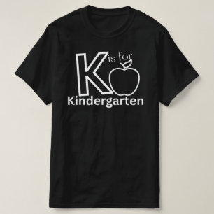 Camiseta K es para el jardín de infancia, profesor de guard
