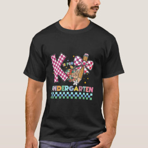 Camiseta K es para el profesor de guardería Coquette Bow de