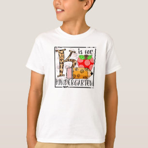 Camiseta K es para Kindergarten