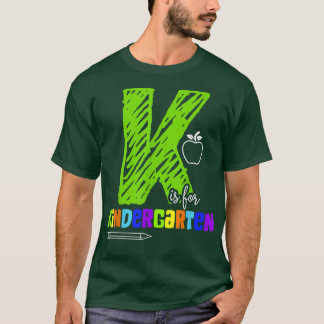 Camiseta K es para Kindergarten T-Shirt