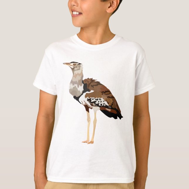 Camiseta K es para Kori Bustard (Anverso)