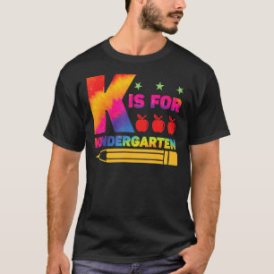 Camiseta K Es Para Profesor De Kinder Estudiante De Regreso