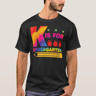 Camiseta K Es Para Profesor De Kinder Estudiante De Regreso