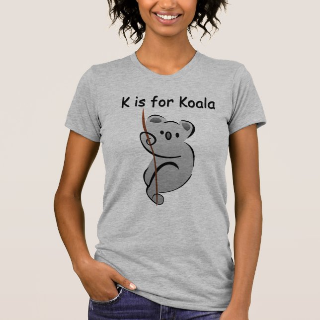 Camiseta K está para la koala (Anverso)