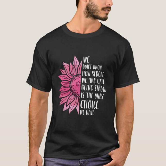 Camiseta K Fuerte Conciencia sobre el Cáncer de Mama de Gue (Anverso)