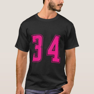 Camiseta K Número 34 Equipo Junior Uniforme de deportes num