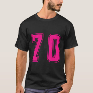 Camiseta K Número 70 Equipo Junior Uniforme de deportes num