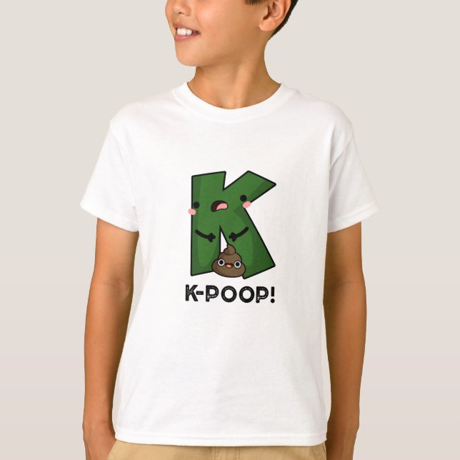 Camiseta K-poop Funny K-pop Poo Pun (Anverso)