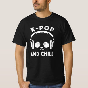 Camiseta K-Pop and Chill Shirt - Cute Kawaii Panda