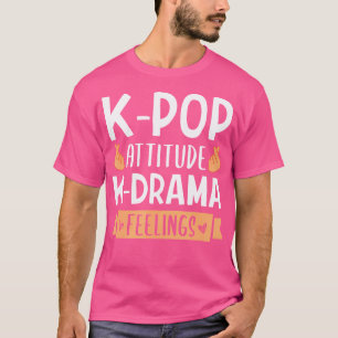 Camiseta K-Pop Attitude K-Drama Sentimientos Para El Ventil