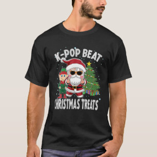 Camiseta K Pop Beat Navidades trata, K Pop Adolescentes Nav