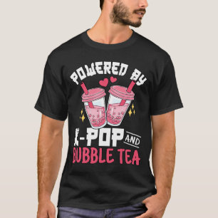 Camiseta K Pop Bubble Tea Boba música pop coreana rosa K