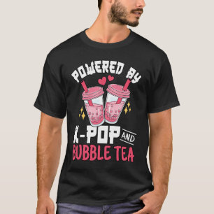 Camiseta K Pop Bubble Tea Boba música pop coreana rosa K