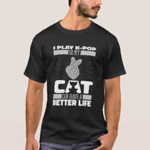 Camiseta K Pop Cat música coreana K Pop