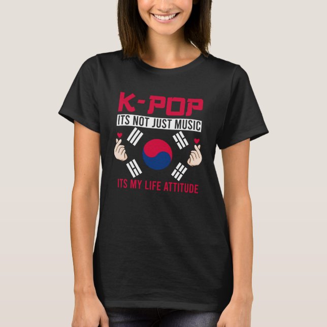 Camiseta K pop Corea del Sur Corea del Sur (Anverso)