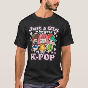 Camiseta K Pop Coreano Popular Música Saranghae Merchandise