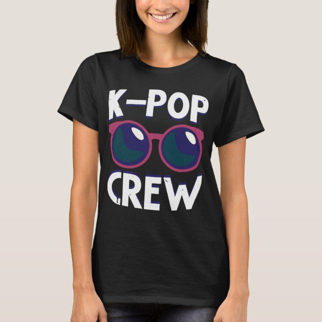 Camiseta K Pop Crew K Pop Pop (Anverso)