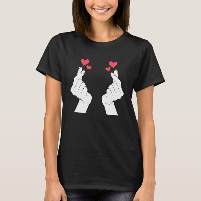 Camiseta K Pop Hearth Drama coreano Kdrama Chicas Kpop (Anverso)