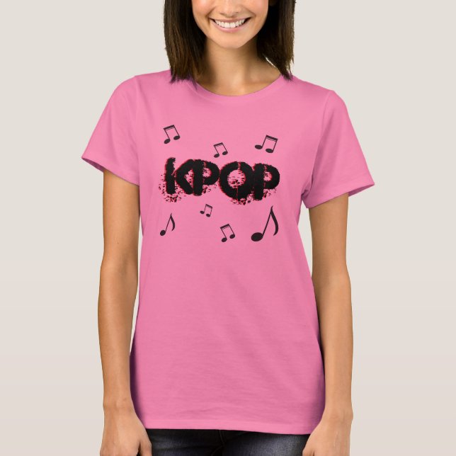 Camiseta K-Pop kpop música coreana (Anverso)