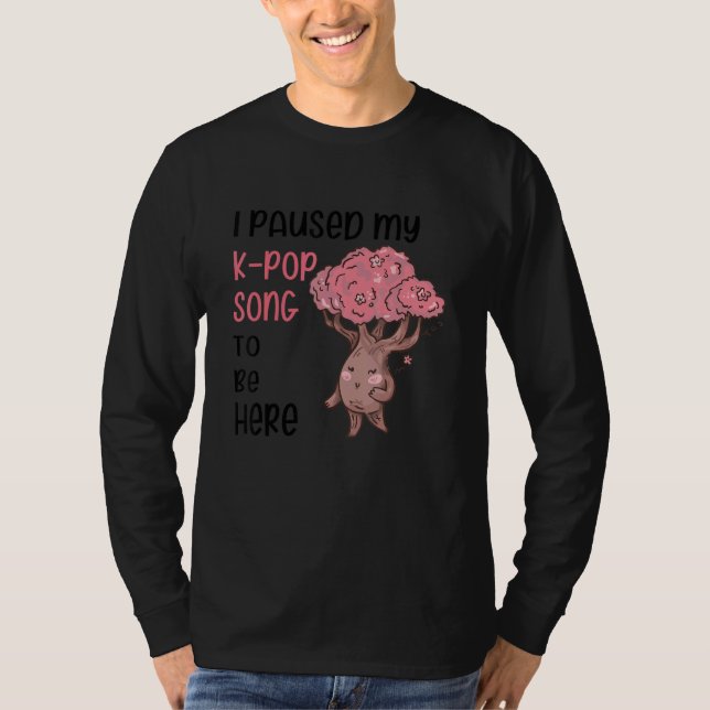 Camiseta K Pop Kpop Song Pausa 9 (Anverso)