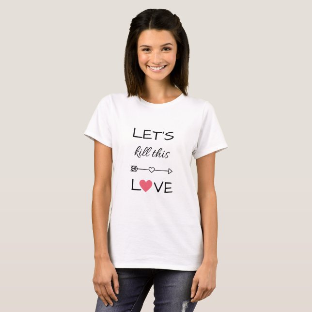 Camiseta K-pop Let's kill this love (BlackPink) (Anverso completo)
